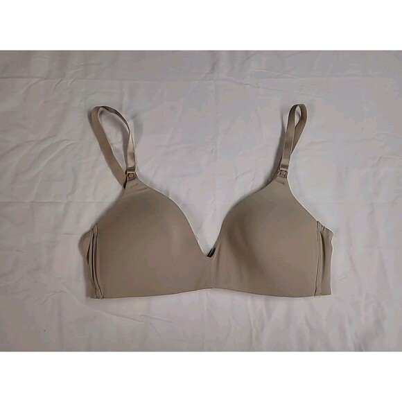 Motherhood Intimates Full‎ Coverage Wireless Maternity Nursing Bra - Nude - 34C - Picture 1 of 6